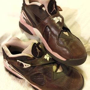 AUTHENTIC RARE NIKE Jordan 8 retro VIII low 317251-261 Dark Cinder Pink Size 7.5